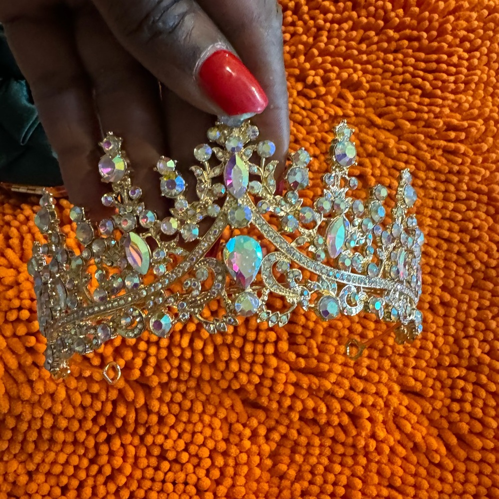 Jewel (Aurora Borealis) Crown fit for a Queen (one size fits all)